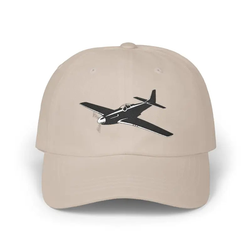 P-51D WWII Fighter- Black - Hats - Pilot gifts - warbird t-shirt