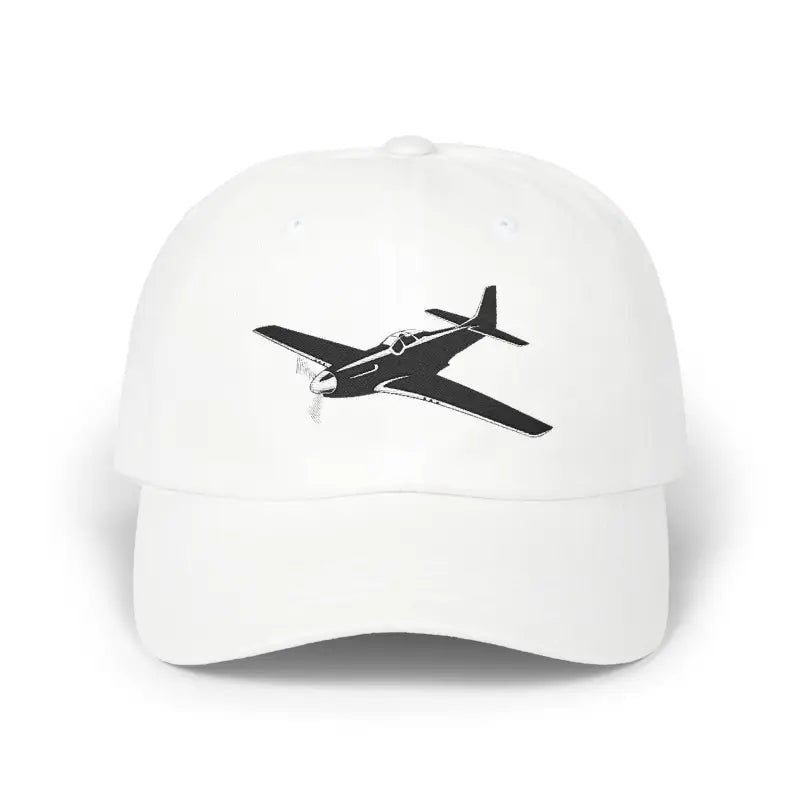 P-51D WWII Fighter- Black - Hats - Pilot gifts - warbird t-shirt