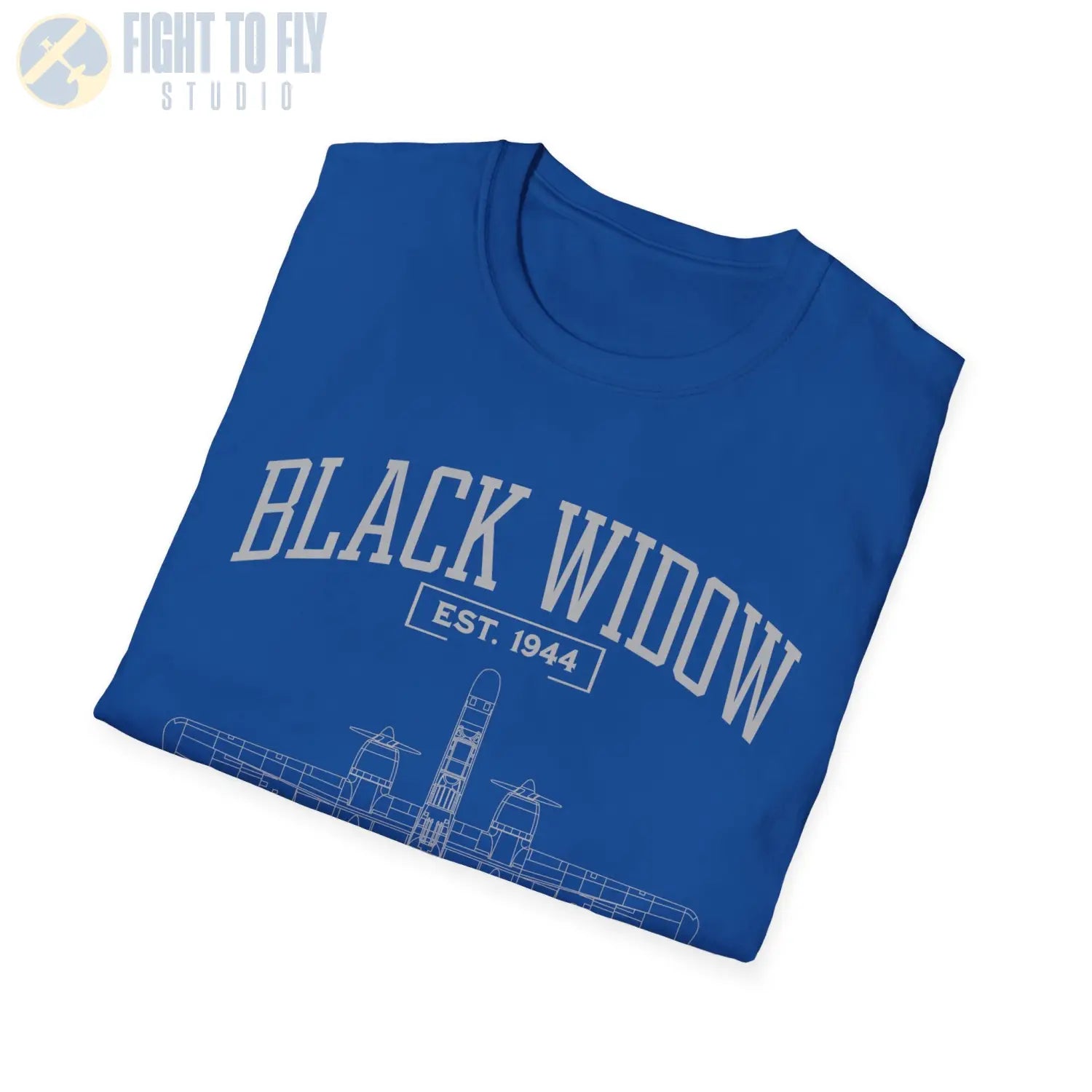 P-61 Black Widow - T-Shirt - Pilot gifts - WWII warbird t-shirt