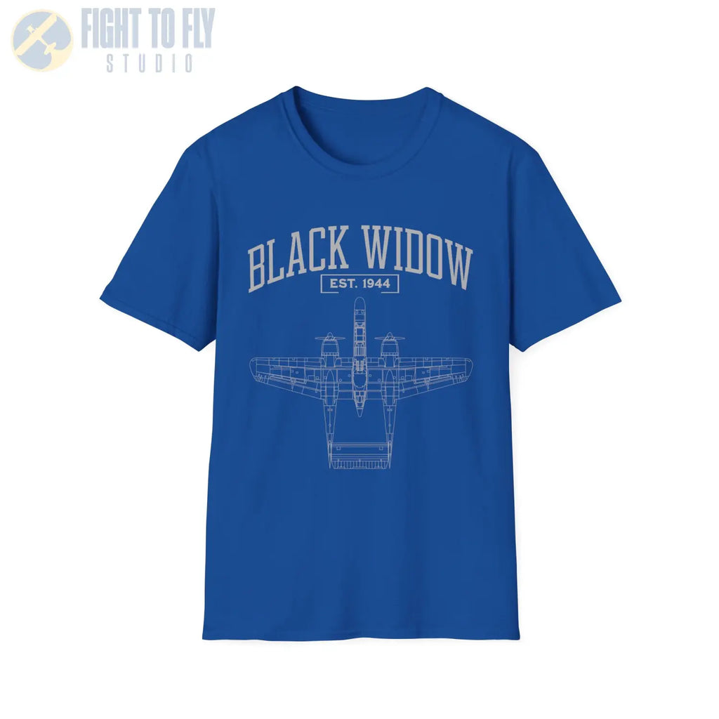 P-61 Black Widow - T-Shirt - Pilot gifts - WWII warbird t-shirt