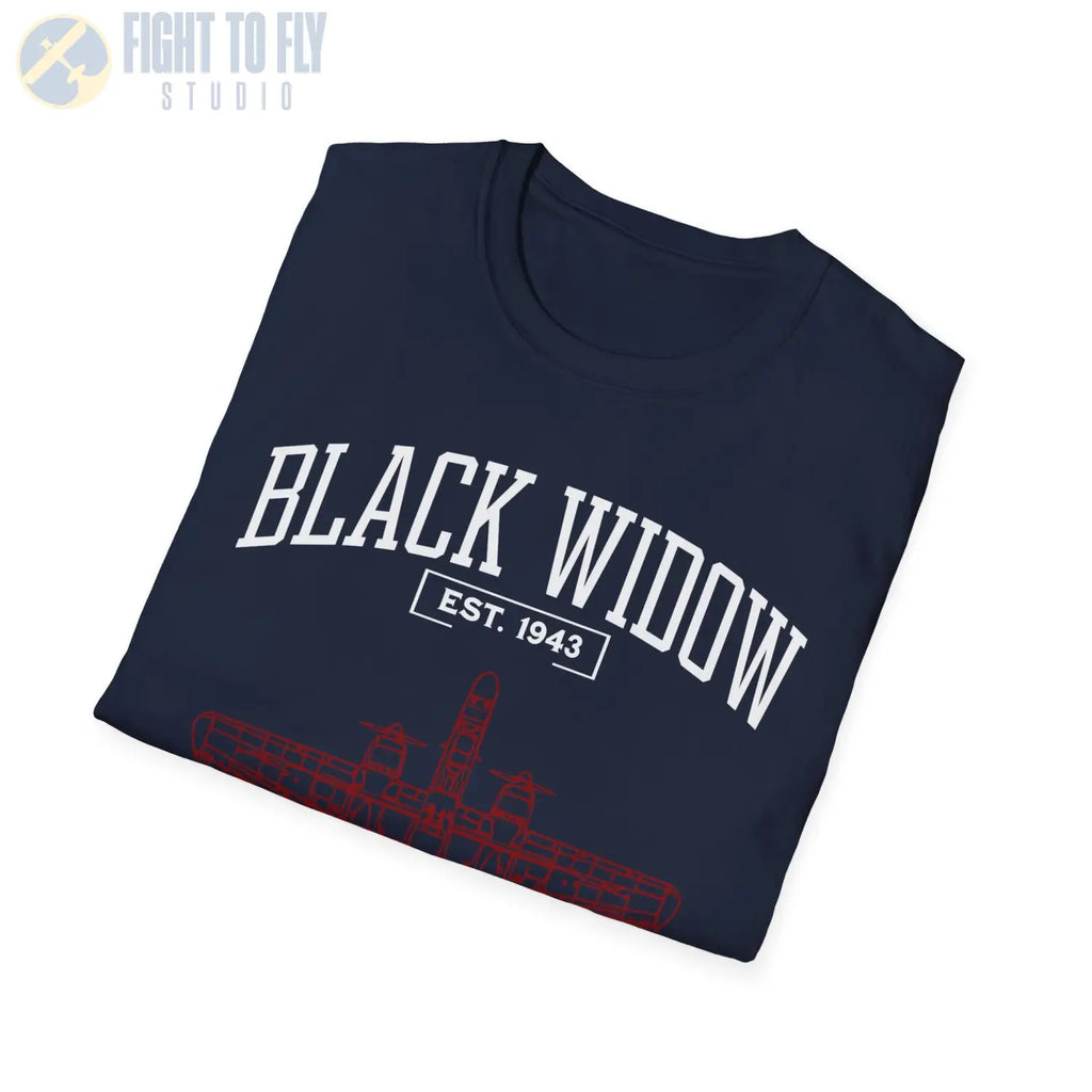 P-61 Black Widow - T-Shirt - Pilot gifts - WWII warbird t-shirt
