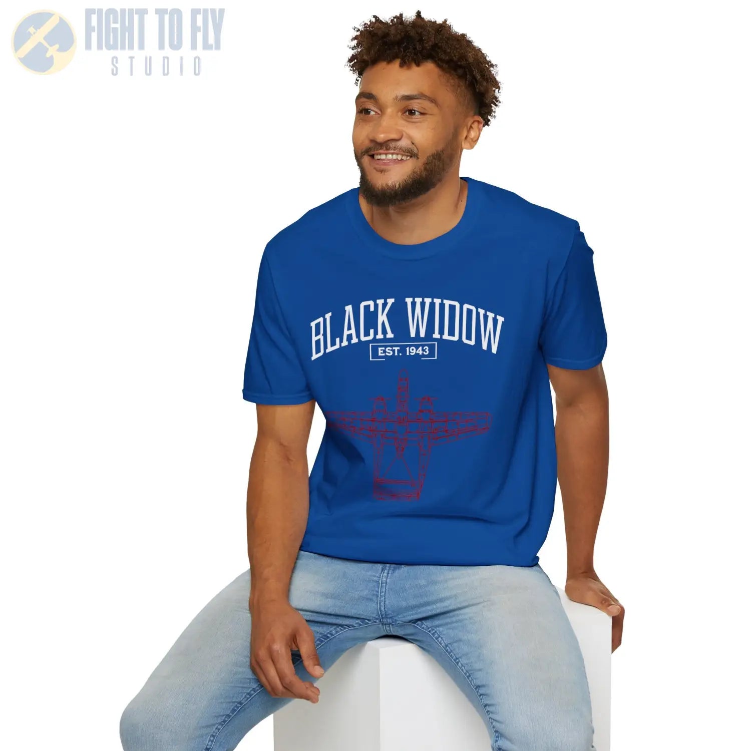 P-61 Black Widow - T-Shirt - Pilot gifts - WWII warbird t-shirt