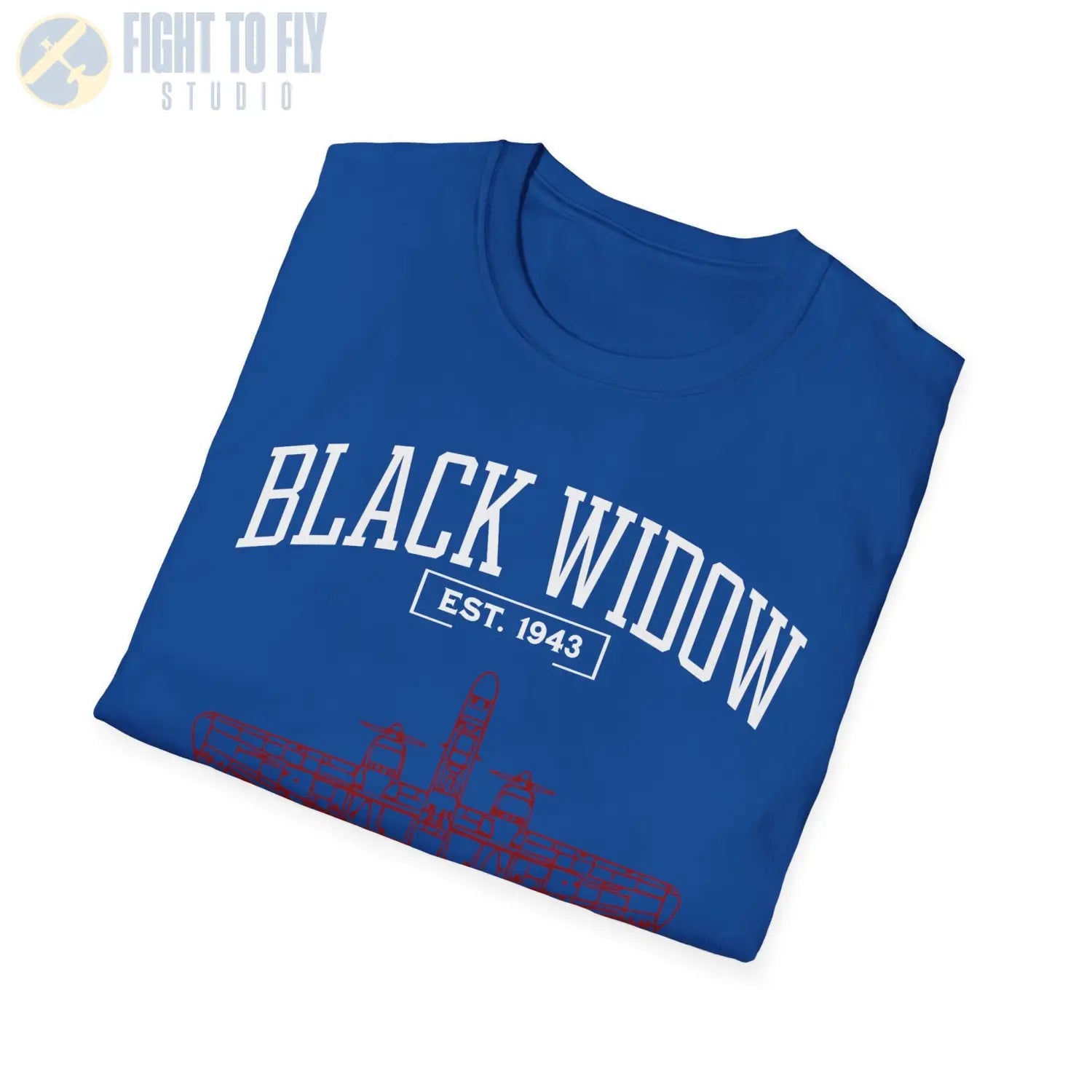P-61 Black Widow - T-Shirt - Pilot gifts - WWII warbird t-shirt