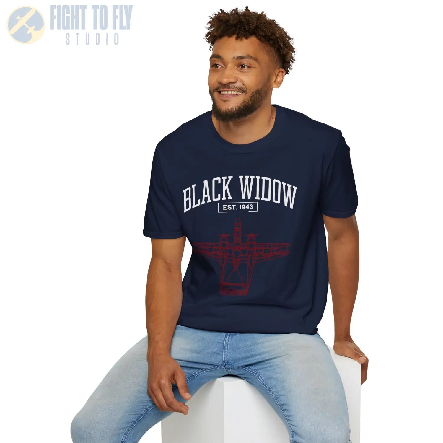 P-61 Black Widow - T-Shirt - Pilot gifts - WWII warbird t-shirt