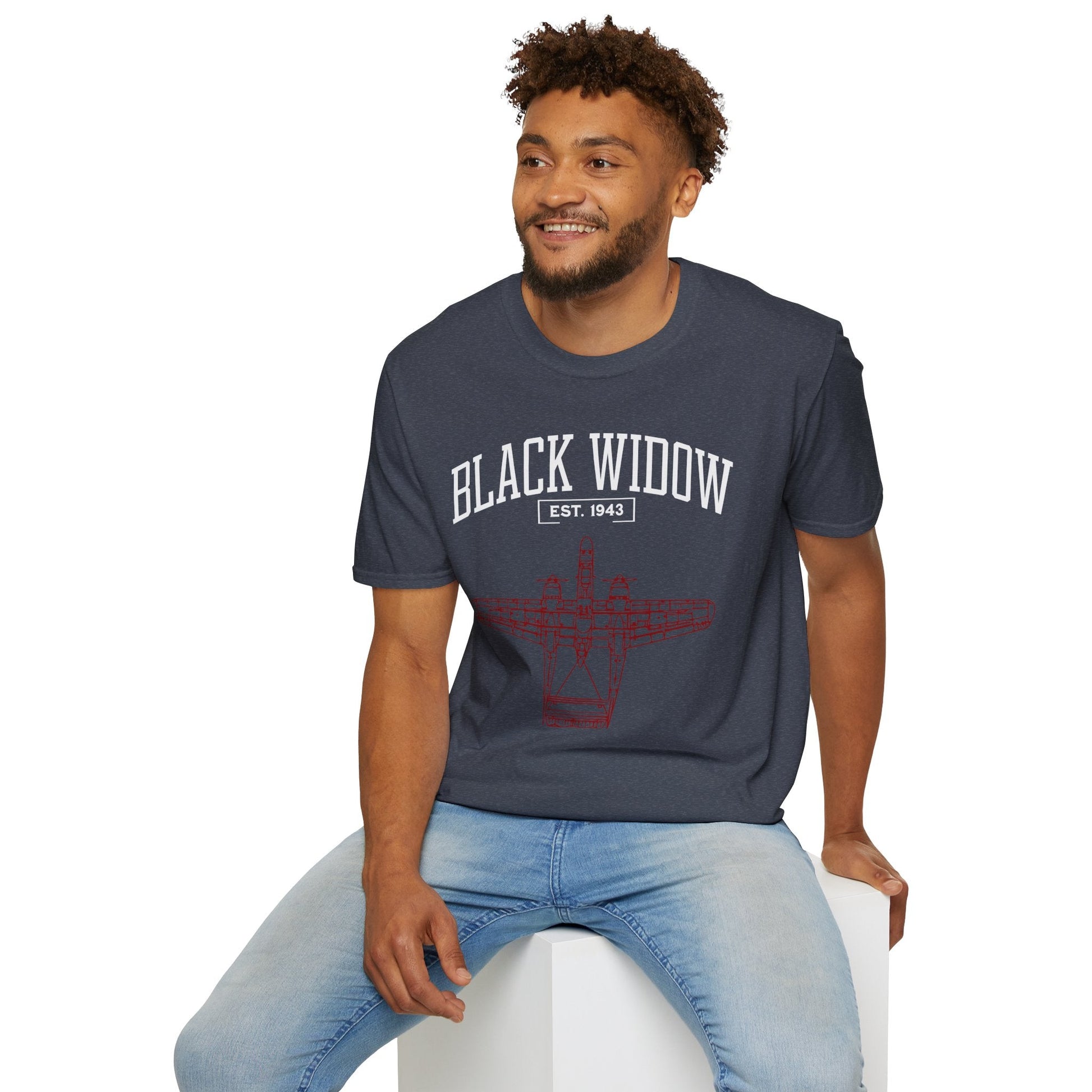 P 61 Black Widow Premium WWII T Shirt Pilot gifts warbird t shirt