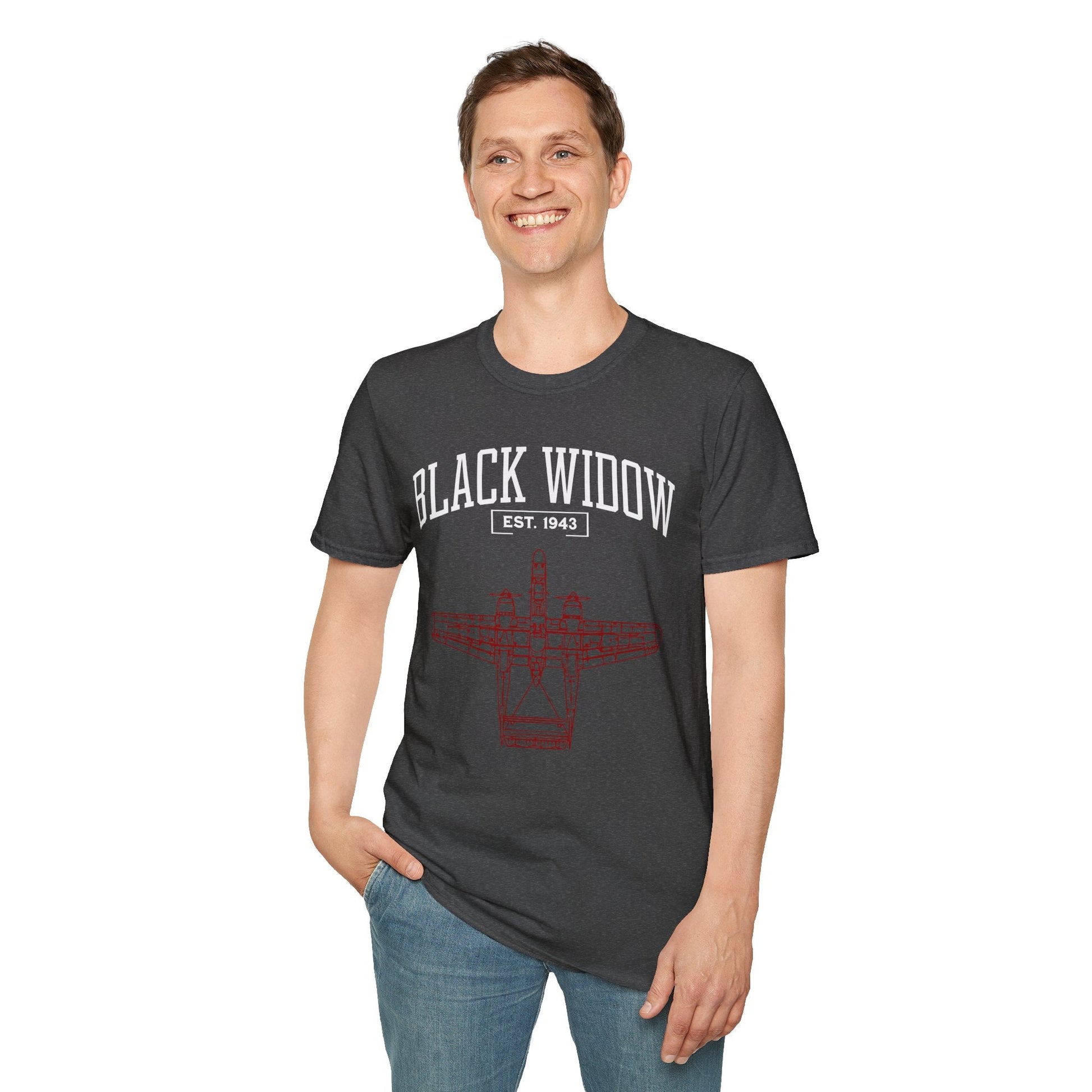 P 61 Black Widow Premium WWII T Shirt Pilot gifts warbird t shirt
