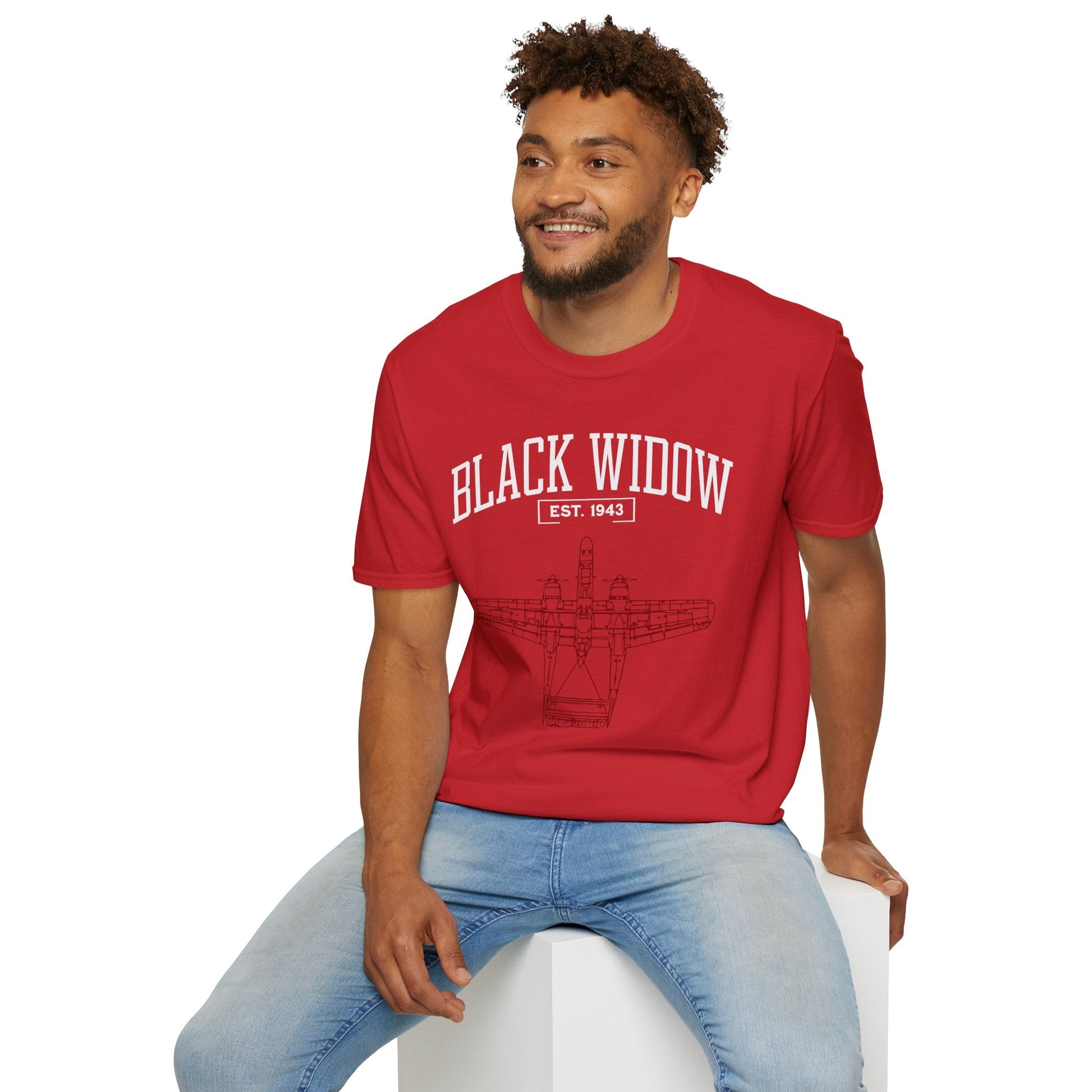 P 61 Black Widow Premium WWII T Shirt Pilot gifts warbird t shirt