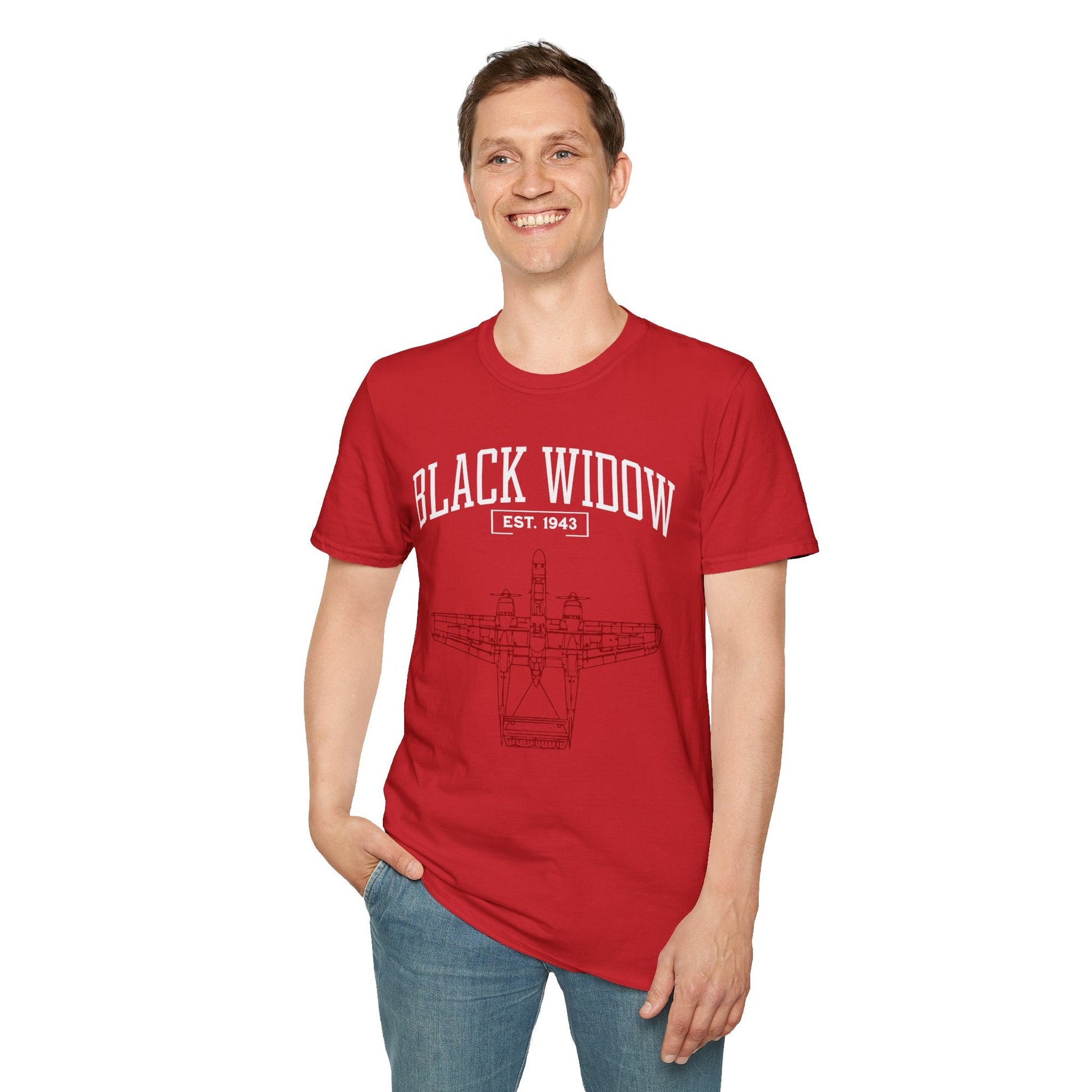 P 61 Black Widow Premium WWII T Shirt Pilot gifts warbird t shirt
