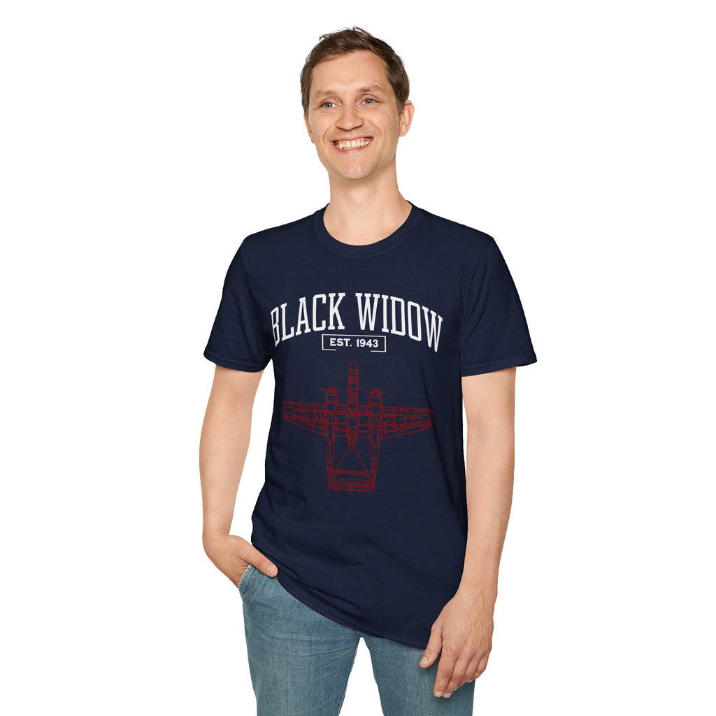 P 61 Black Widow Premium WWII T Shirt Pilot gifts warbird t shirt