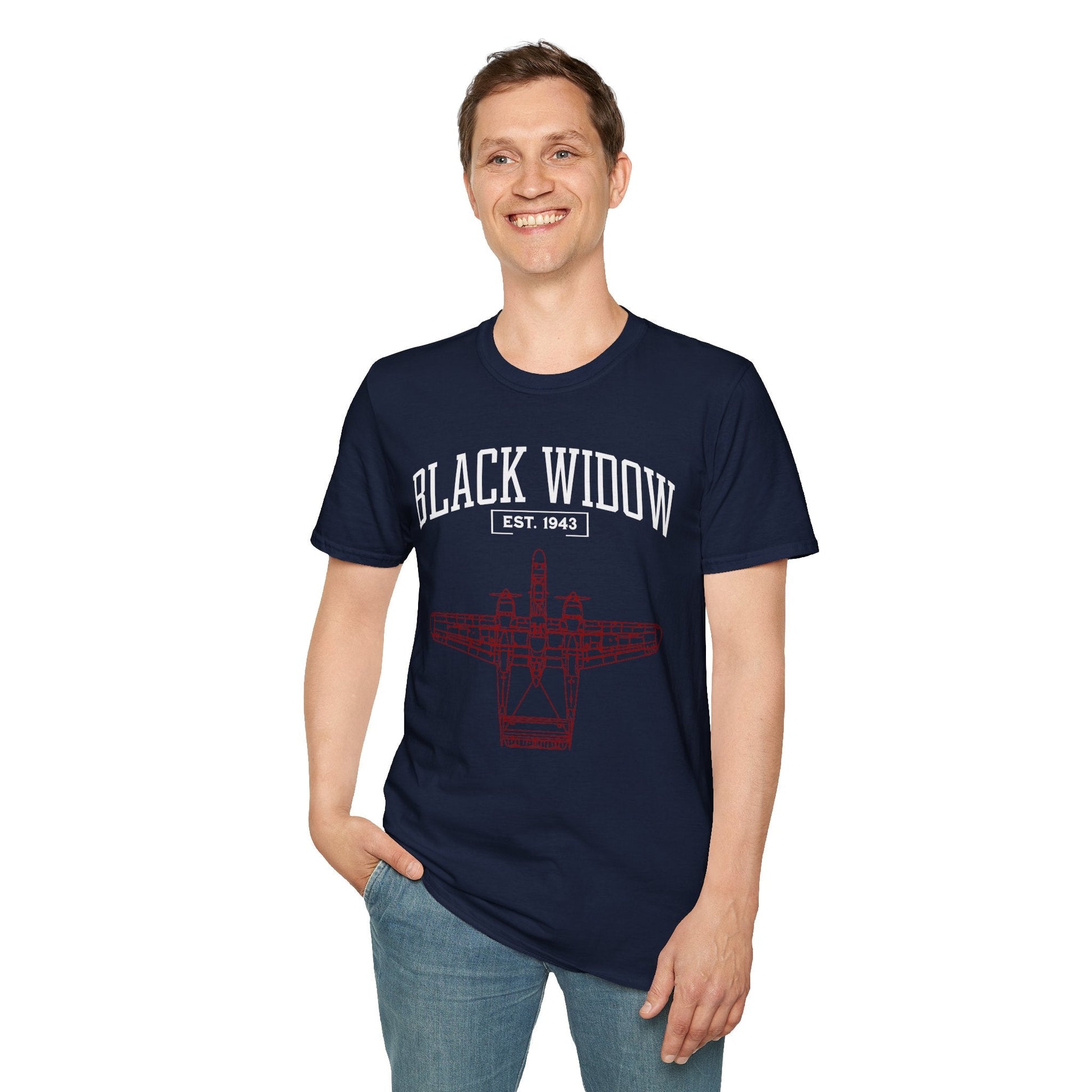 P 61 Black Widow Premium WWII T Shirt Pilot gifts warbird t shirt