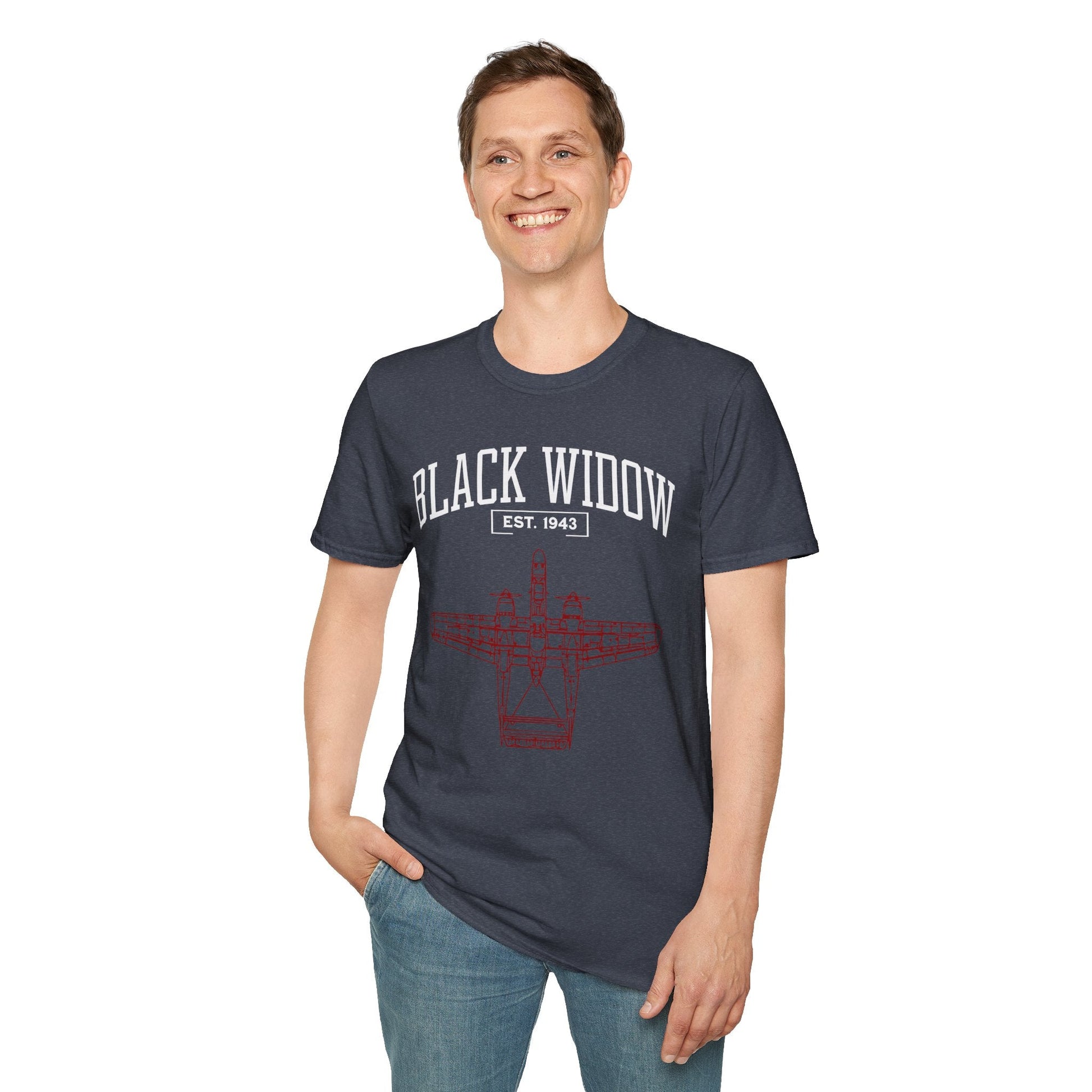 P 61 Black Widow Premium WWII T Shirt Pilot gifts warbird t shirt