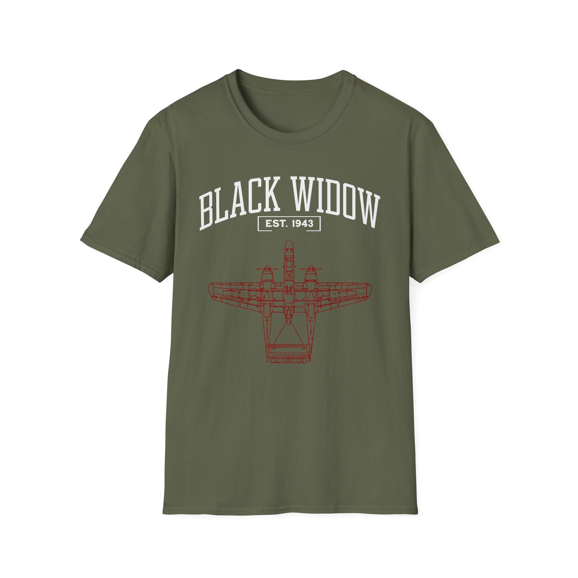 P 61 Black Widow Premium WWII T Shirt Pilot gifts warbird t shirt