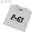 P-61 Black Widow Side Profile T-Shirt - Pilot gifts - WWII warbird t-shirt