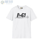 P-61 Black Widow Side Profile T-Shirt - Pilot gifts - WWII warbird t-shirt