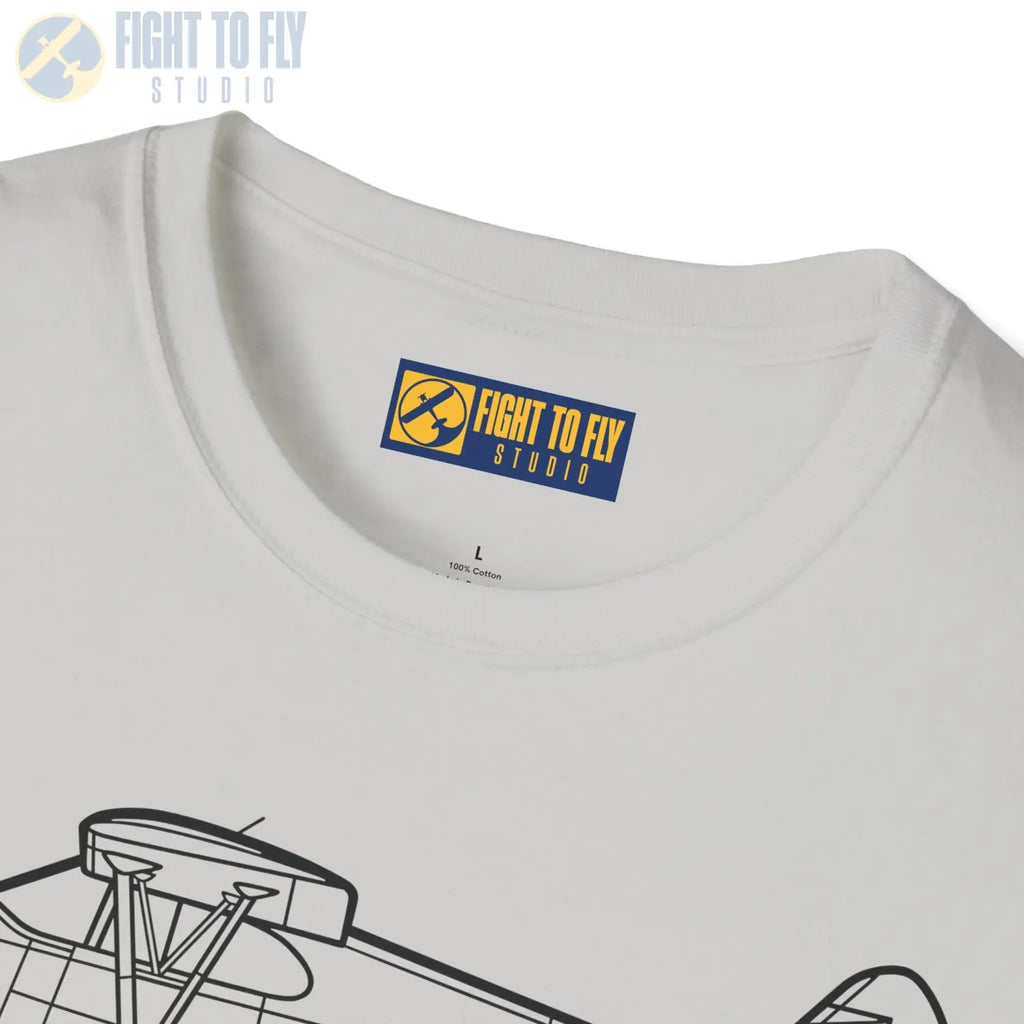 PA-12 Super Cruiser T-Shirt - Pilot gifts - WWII warbird t-shirt