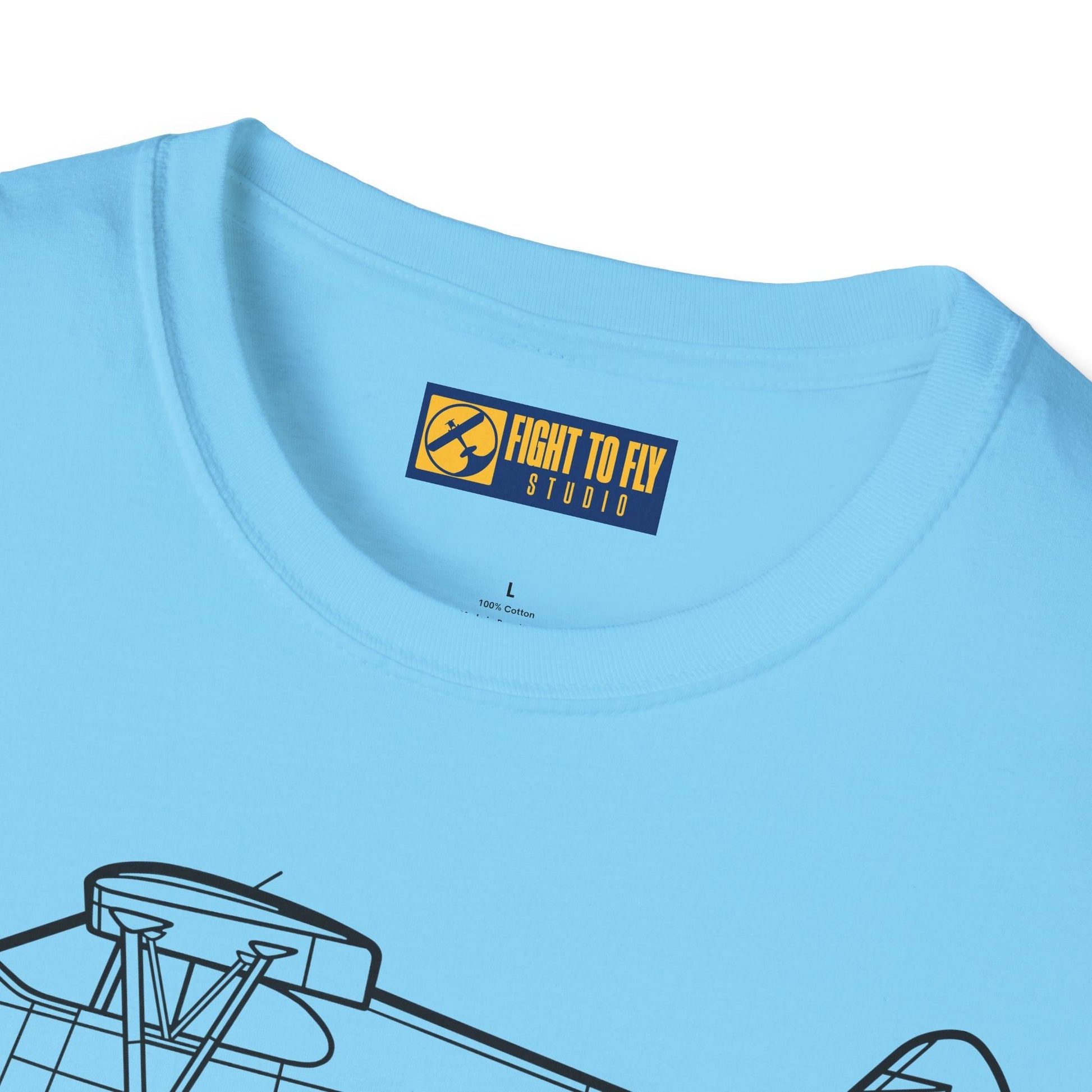 PA-12 T-Shirt – Piper Super Cruiser Taildragger Tee - Gifts for pilots - Aviation apparel