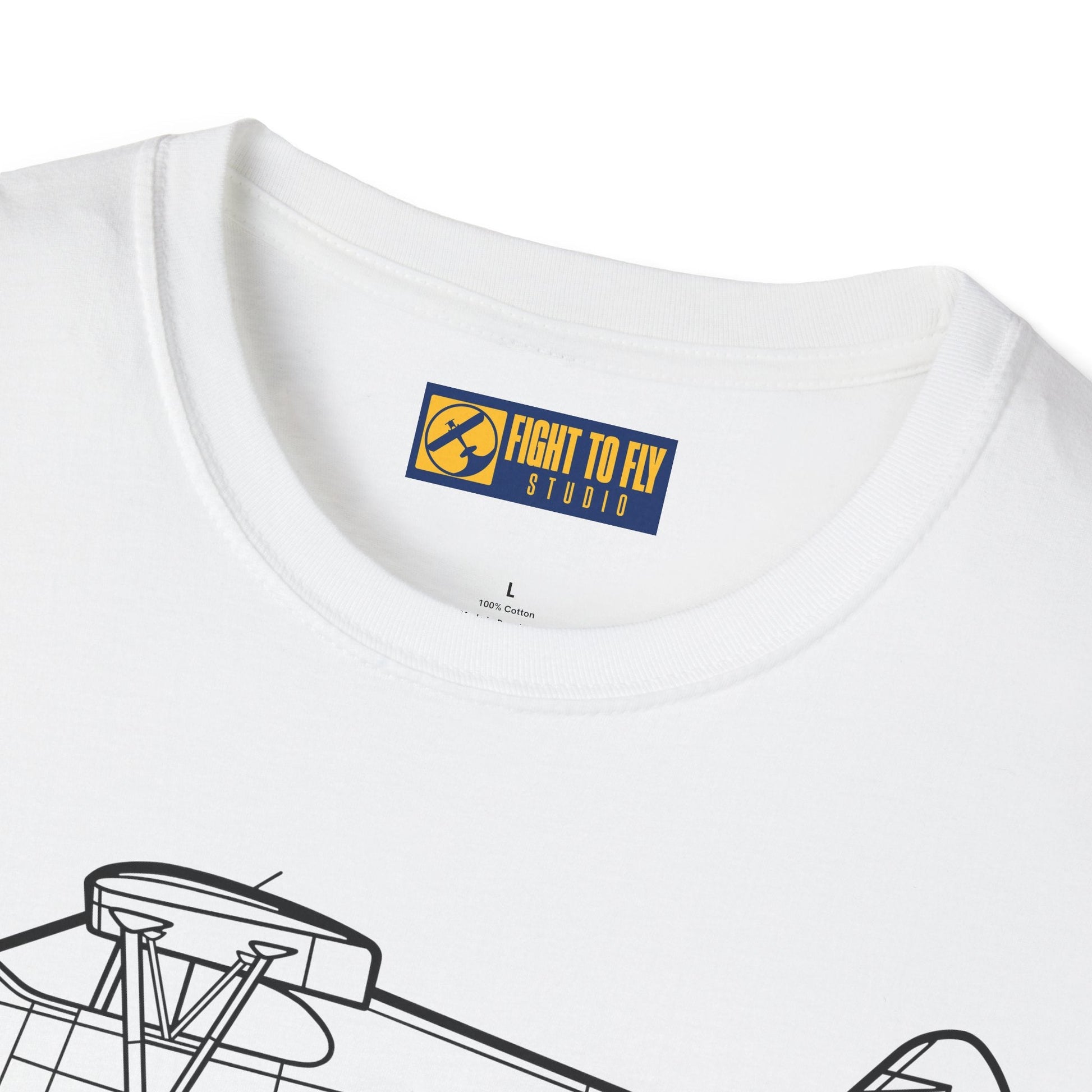 PA-12 T-Shirt – Piper Super Cruiser Taildragger Tee - Gifts for pilots - Aviation apparel
