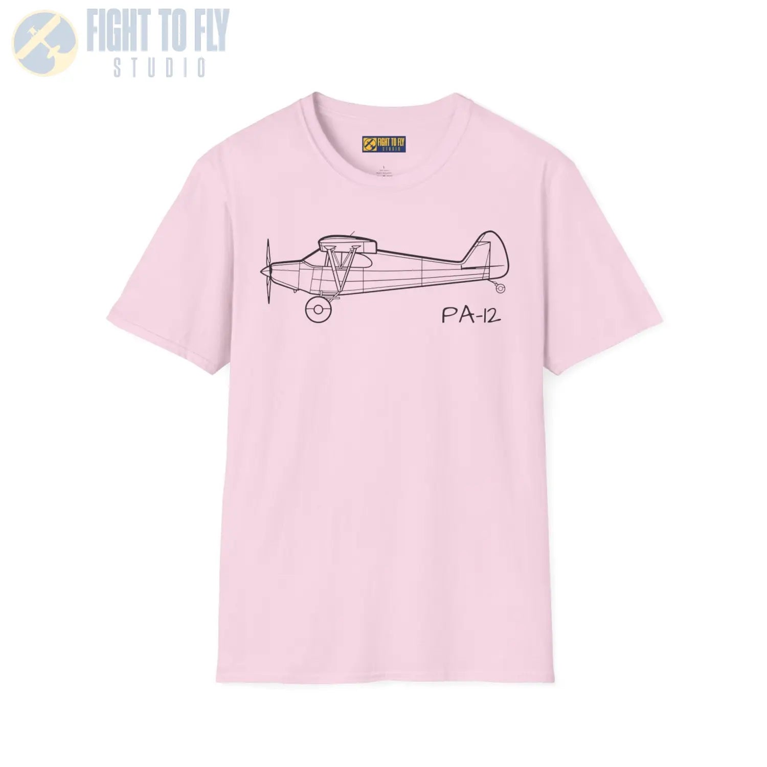 PA-12 Super Cruiser T-Shirt - Pilot gifts - WWII warbird t-shirt