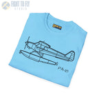 PA-18 Super Cub Floatplane T-Shirt - Pilot gifts - WWII warbird t-shirt