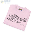PA-18 Super Cub Floatplane T-Shirt - Pilot gifts - WWII warbird t-shirt