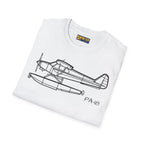 PA-18 Super Cub Floatplane T-Shirt - Pilot gifts - WWII warbird t-shirt