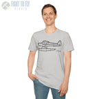 PA-18 Super Cub Floatplane T-Shirt - Pilot gifts - WWII warbird t-shirt