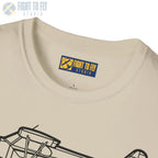 PA-18 Super Cub Floatplane T-Shirt - Pilot gifts - WWII warbird t-shirt