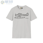 PA-18 Super Cub Floatplane T-Shirt - Pilot gifts - WWII warbird t-shirt