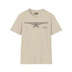PA-18 Super Cub Head-On - T-Shirt - Pilot gifts - WWII warbird t-shirt