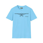 PA-18 Super Cub Head-On - T-Shirt - Pilot gifts - WWII warbird t-shirt