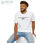 PA-18 Super Cub Head-On - T-Shirt - Pilot gifts - WWII warbird t-shirt