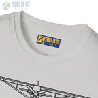 PA-18 Super Cub Head-On - T-Shirt - Pilot gifts - WWII warbird t-shirt