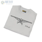 PA-18 Super Cub Head-On - T-Shirt - Pilot gifts - WWII warbird t-shirt