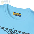 PA-18 Super Cub Head-On - T-Shirt - Pilot gifts - WWII warbird t-shirt