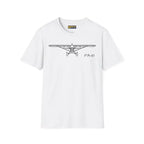 PA-18 Super Cub Head-On - T-Shirt - Pilot gifts - WWII warbird t-shirt