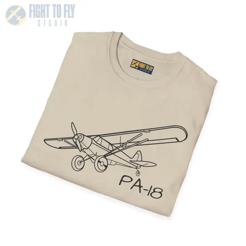 PA-18 T-Shirt – Piper Super Cub STOL Legend Tee - Pilot gifts - WWII warbird t-shirt