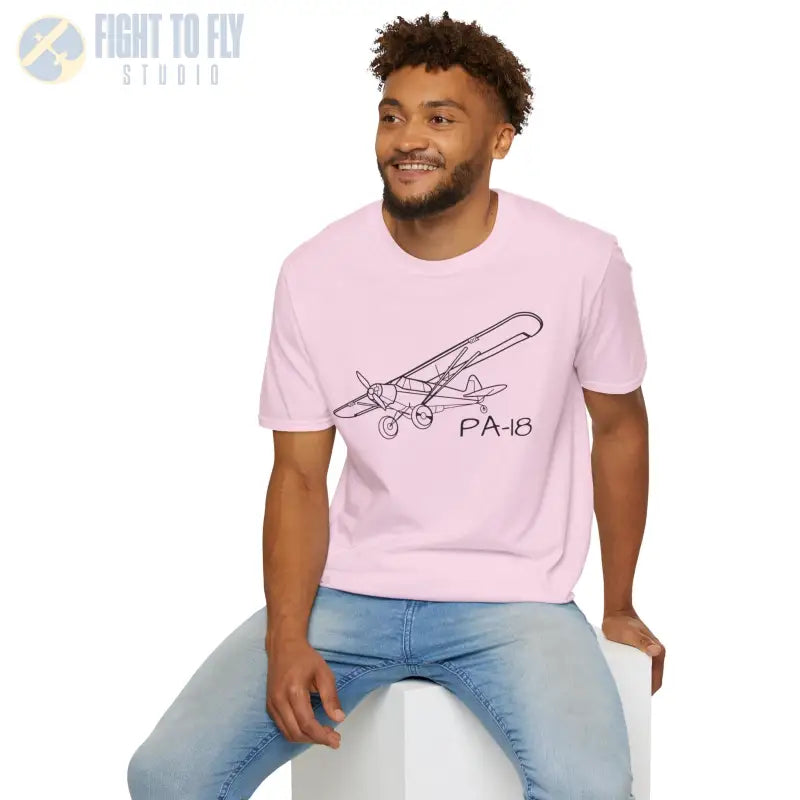 PA-18 T-Shirt – Piper Super Cub STOL Legend Tee - Pilot gifts - WWII warbird t-shirt
