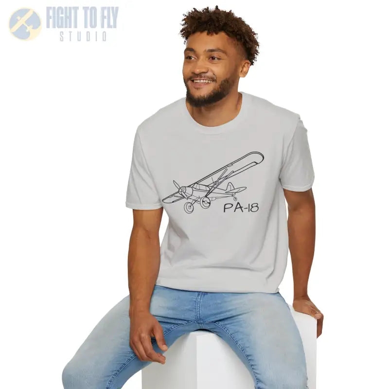 PA-18 Super Cub STOL T-Shirt - Pilot gifts - WWII warbird t-shirt