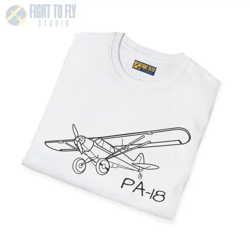 PA-18 T-Shirt – Piper Super Cub STOL Legend Tee - Pilot gifts - WWII warbird t-shirt