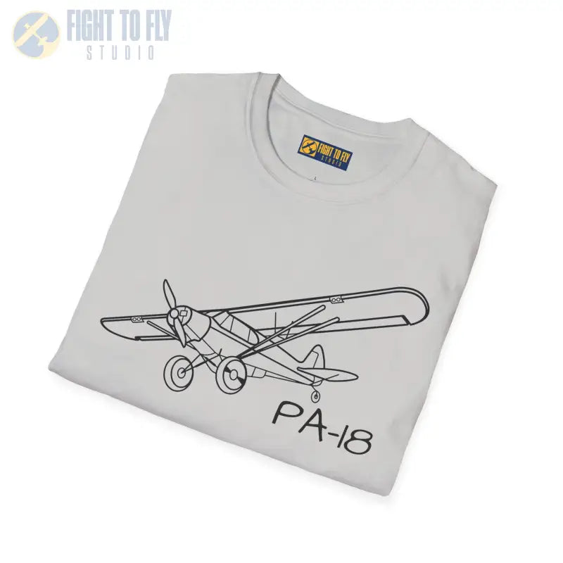 PA-18 T-Shirt – Piper Super Cub STOL Legend Tee - Pilot gifts - WWII warbird t-shirt