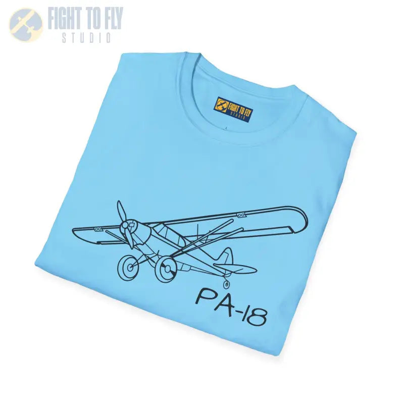PA-18 T-Shirt – Piper Super Cub STOL Legend Tee - Pilot gifts - WWII warbird t-shirt