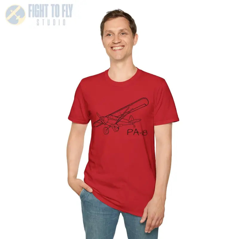 PA-18 T-Shirt – Piper Super Cub STOL Legend Tee - Pilot gifts - WWII warbird t-shirt