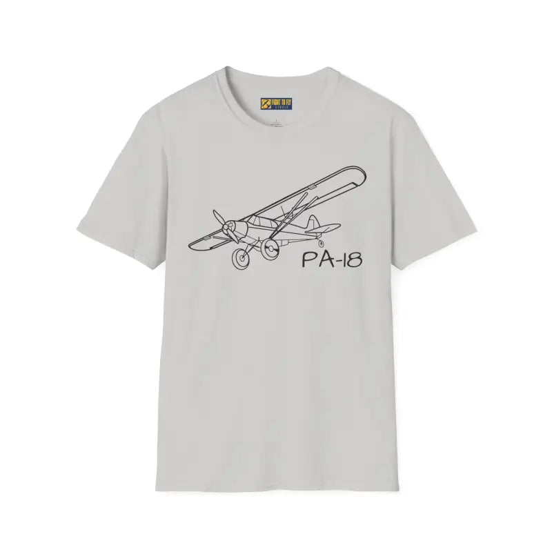 PA-18 T-Shirt – Piper Super Cub STOL Legend Tee - Pilot gifts - WWII warbird t-shirt