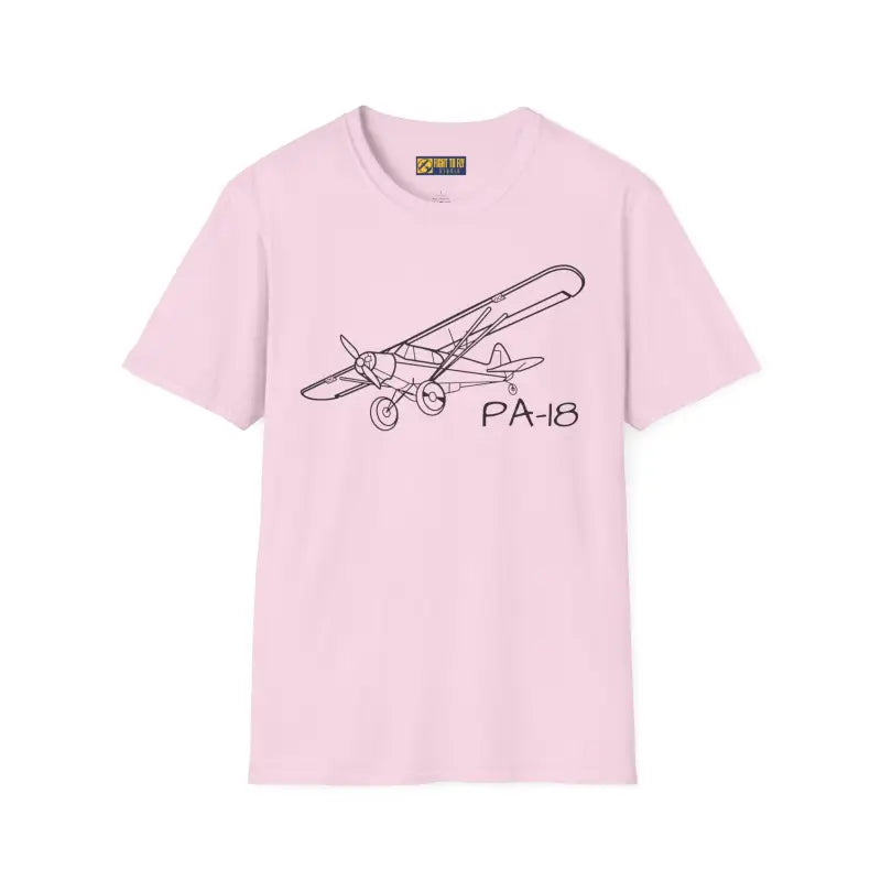 PA-18 Super Cub STOL T-Shirt - Pilot gifts - WWII warbird t-shirt