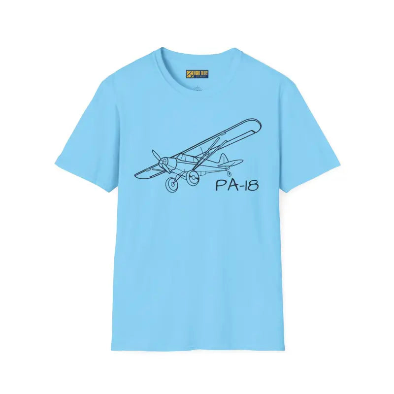 PA-18 T-Shirt – Piper Super Cub STOL Legend Tee - Pilot gifts - WWII warbird t-shirt