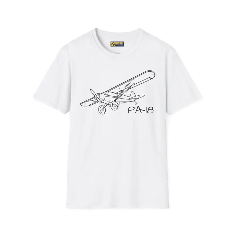 PA-18 T-Shirt – Piper Super Cub STOL Legend Tee - Pilot gifts - WWII warbird t-shirt