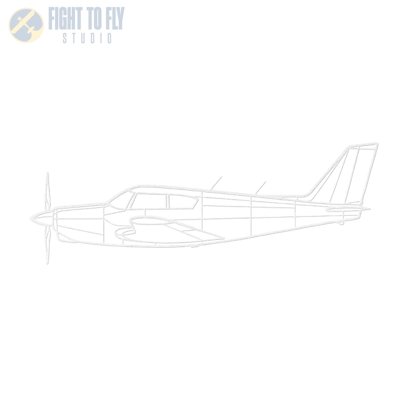 PA 24 Die Cut Metal Wall Art - Sign - Pilot gifts - WWII warbird t-shirt