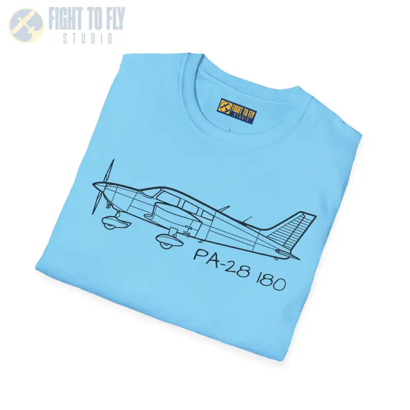 PA-28 180 T-Shirt – Piper Cherokee Classic Trainer Tee - Pilot gifts - WWII warbird t-shirt