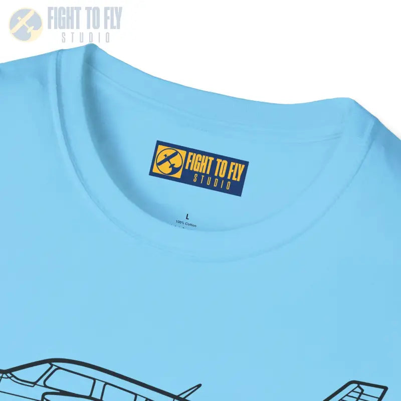 PA-28 180 T-Shirt – Piper Cherokee Classic Trainer Tee - Pilot gifts - WWII warbird t-shirt