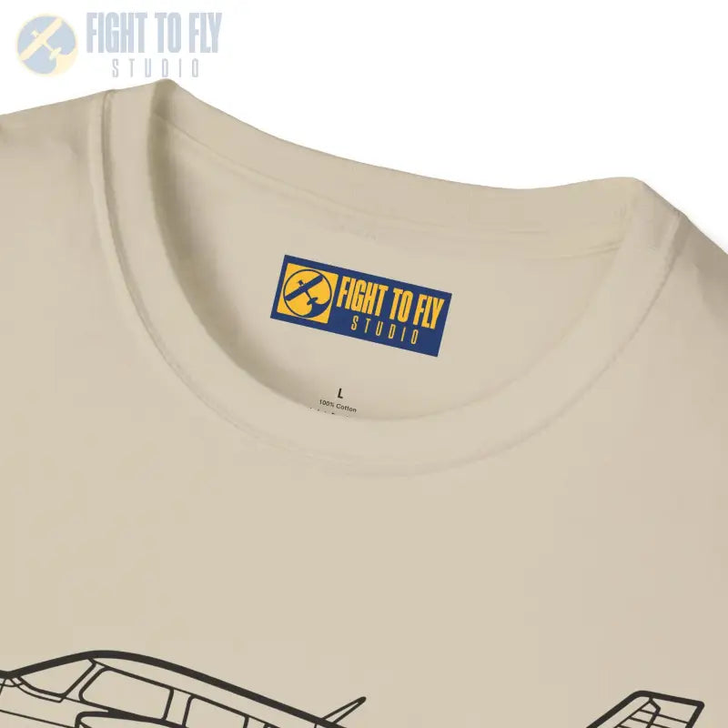 PA-28 180 T-Shirt – Piper Cherokee Classic Trainer Tee - Pilot gifts - WWII warbird t-shirt